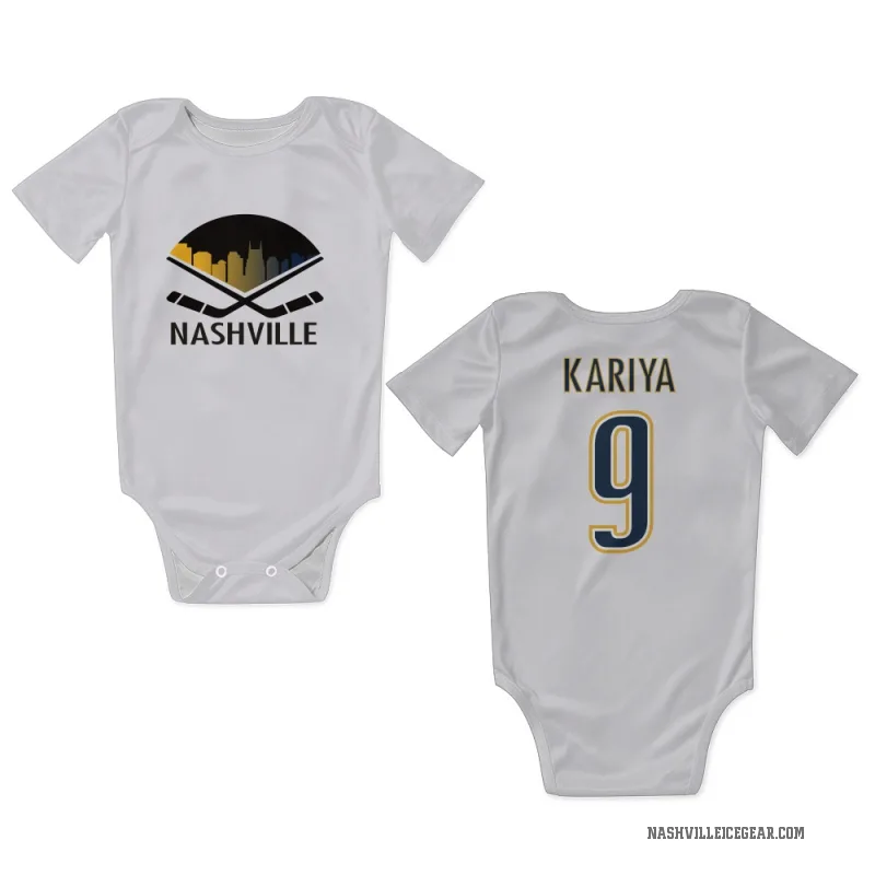 Paul Kariya White Nashville Predators Newborn & Infant Bodysuit